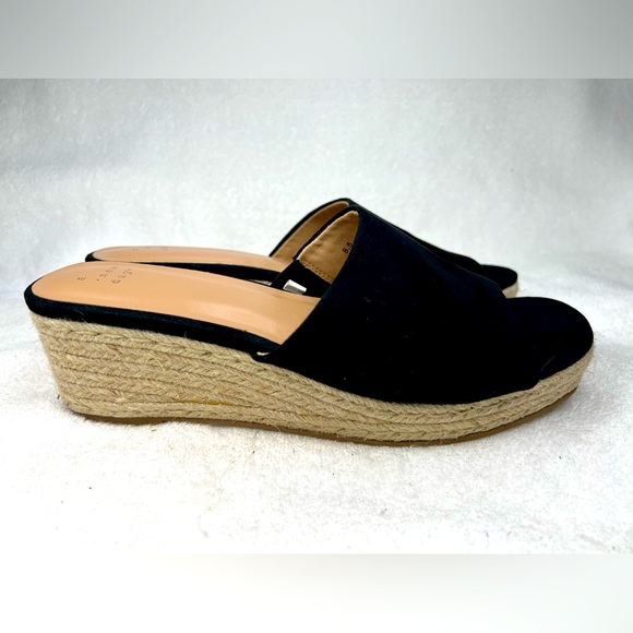 A New Day, black 2.5 inch rope wedge size 8.5 - Picture 3 of 5